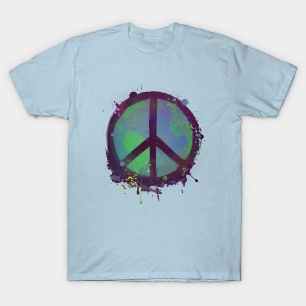 Peace T-Shirt by njonestees